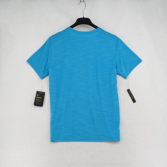 Nike Training T-Shirt Mens Dri-Fit Lightweight Stretch Activewear Performance Te - Picture 6 of 7